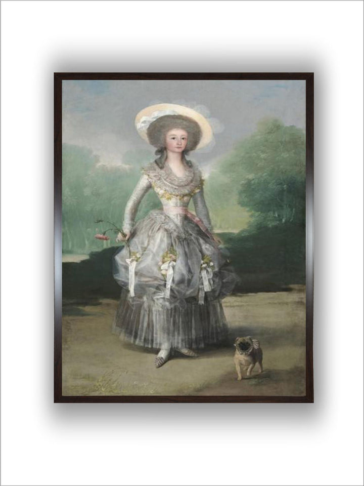 The Marquesa de Pontejos, C. 1786 by Francisco de Goya