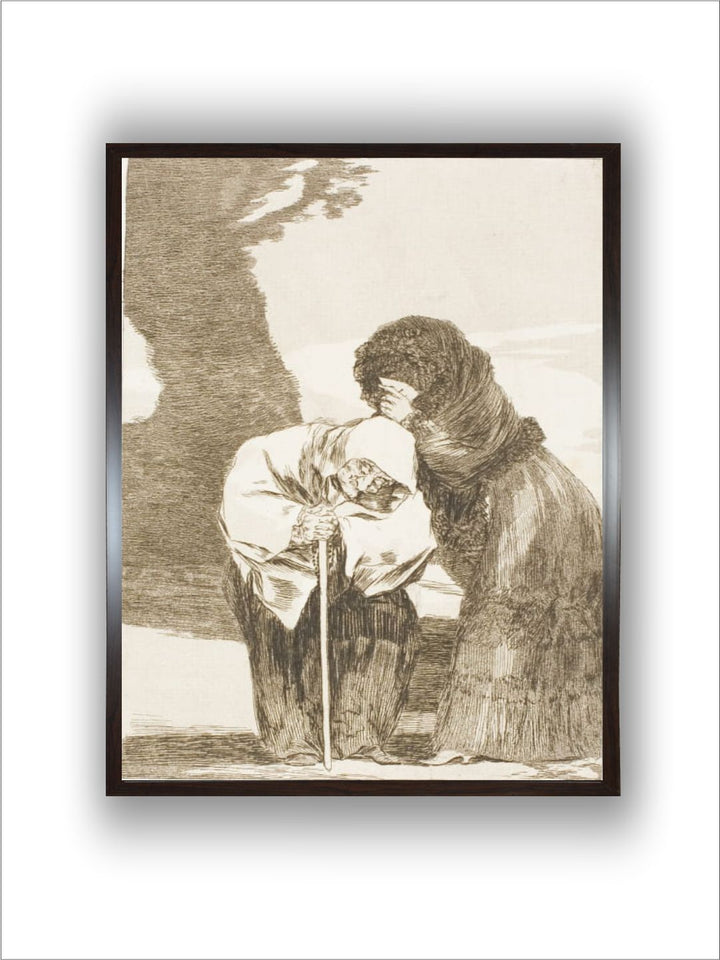 Plate from Los Caprichos, 1797-1798 by Francisco de Goya