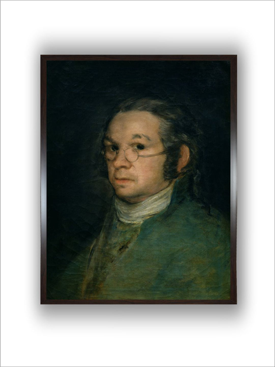 Self-Portrait with Glasses by Francisco de Goya