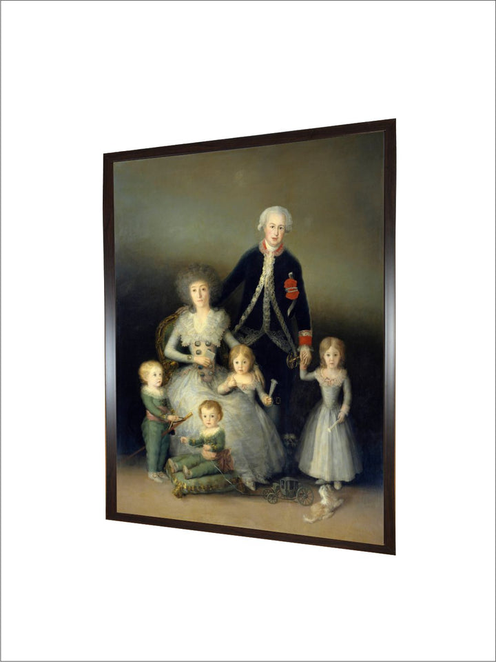 The duke And duchess of Osuna And Their Children, 1787, Spanish School by Francisco de Goya