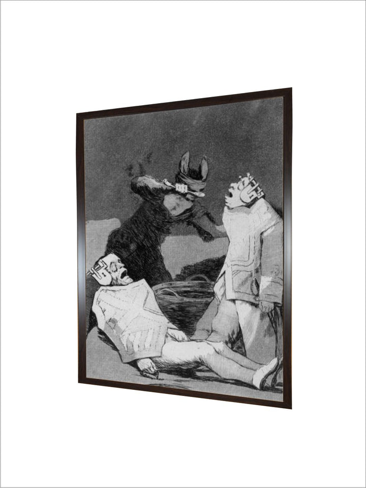 The Chinchillas, Plate 50 of 'Los Caprichos', 1799 (Etching and Aquatint) by Francisco de Goya