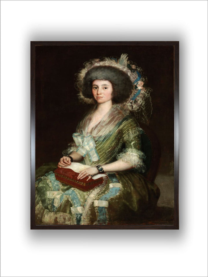Portrait of dona Manuela Camas, the Wife of Cean Bermudez  by Francisco de Goya