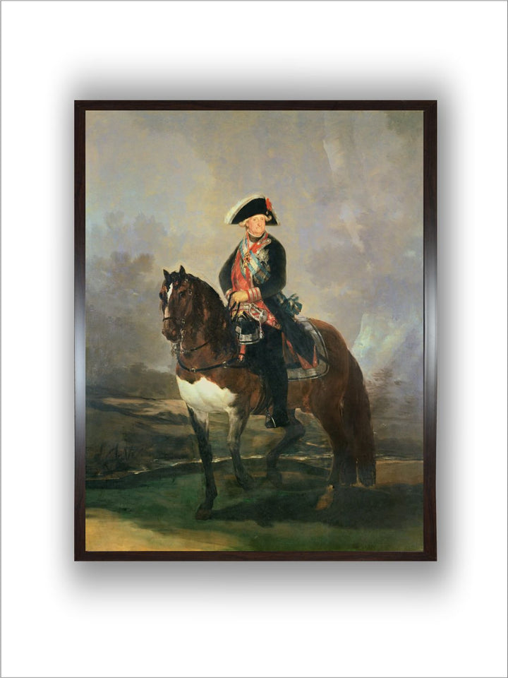 Equestrian Portrait of King Carlos Iv, 1800-1801 by Francisco de Goya