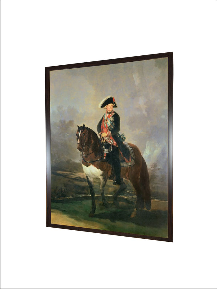 Equestrian Portrait of King Carlos Iv, 1800-1801 by Francisco de Goya