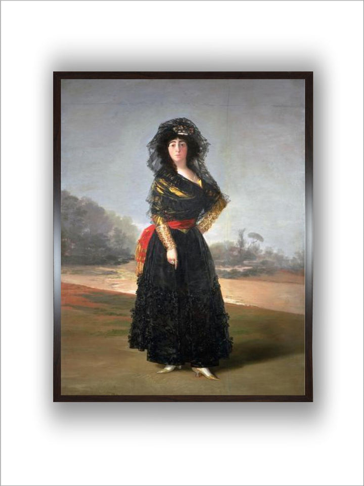 The duchess of Alba, 1797 by Francisco de Goya
