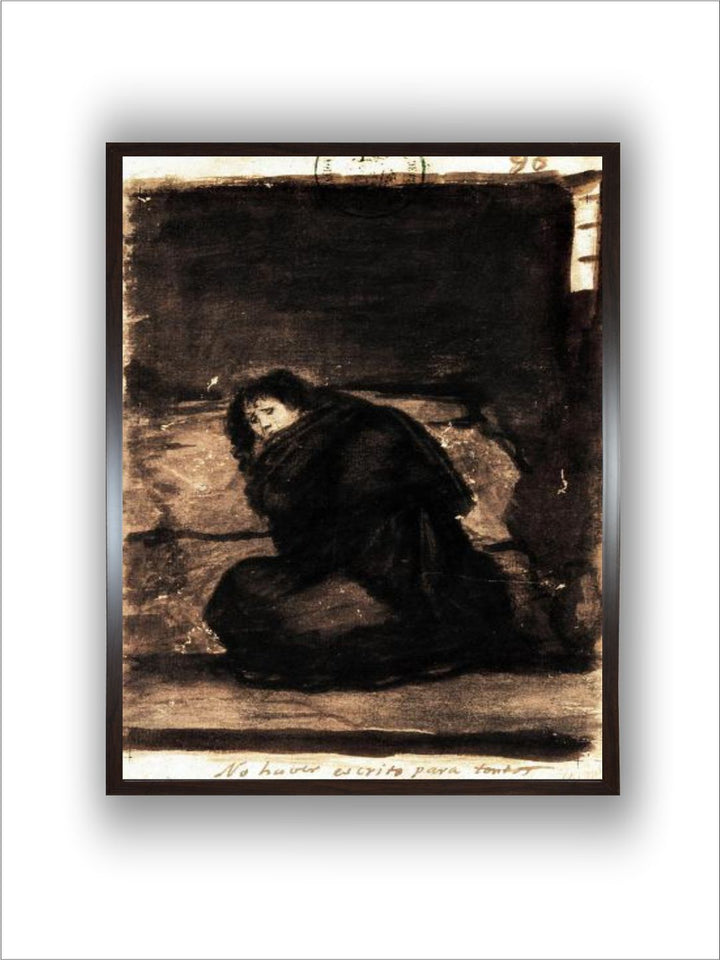 That’S What You Get for Writing for Idiots, 1814-23 by Francisco de Goya