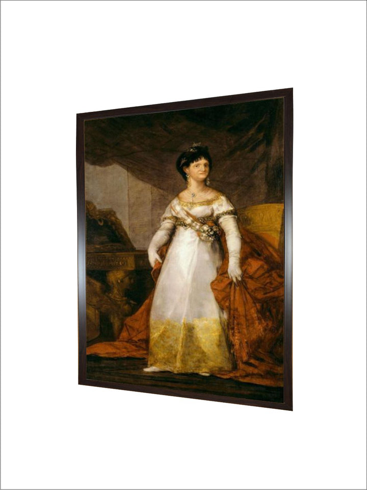 “ Portrait of Queen of Spain Mary Louise of Bourbon Parma (1751-1819) ” by Francisco de Goya