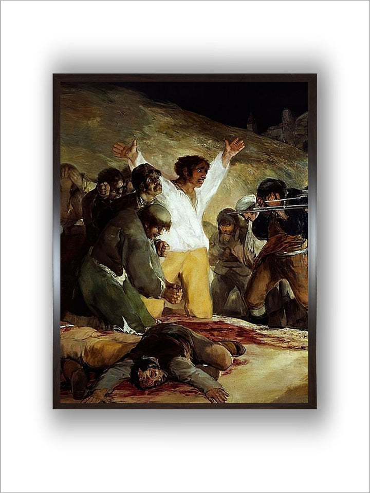 The Execution of May 3, 1808 Ou El Tres de Mayo. detail by Francisco de Goya