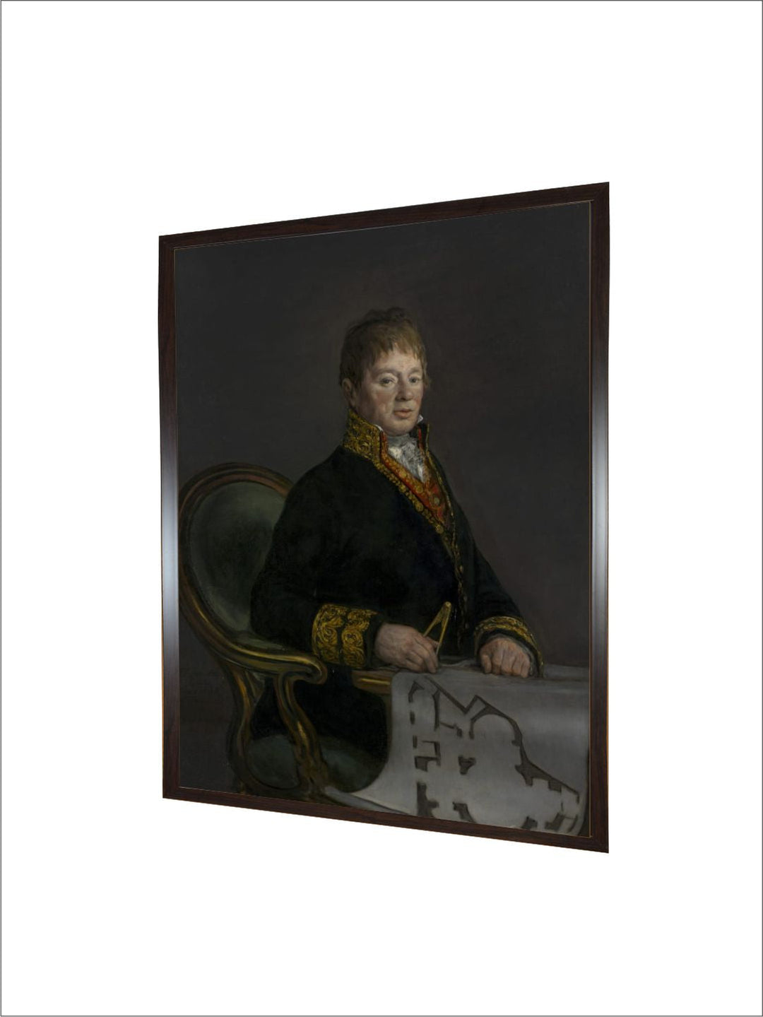 Portrait of don Juan Antonio Cuervo, 1819 by Francisco de Goya