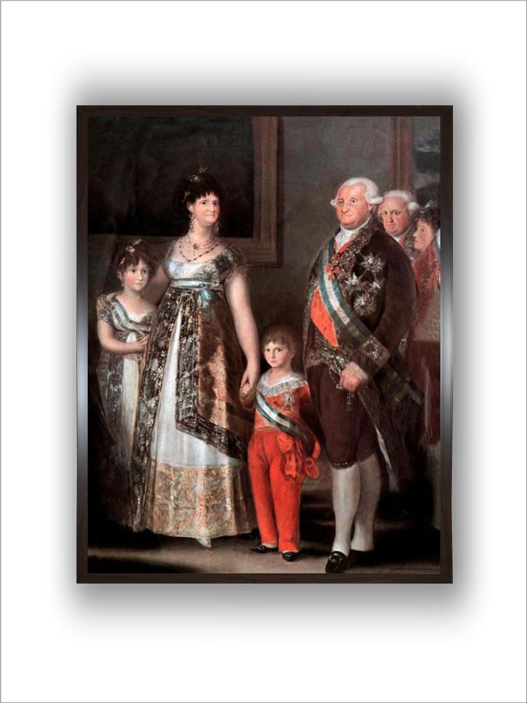 Family of Spanish King Carlos Iv, detail, 1801  by Francisco de Goya
