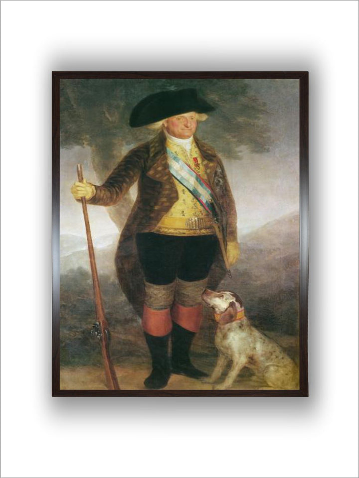 Portrait of King Charles IV of Spain Hunting  by Francisco de Goya