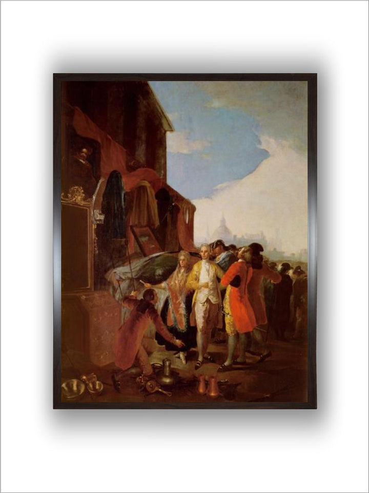 La Feria de Madrid, 1778  by Francisco de Goya