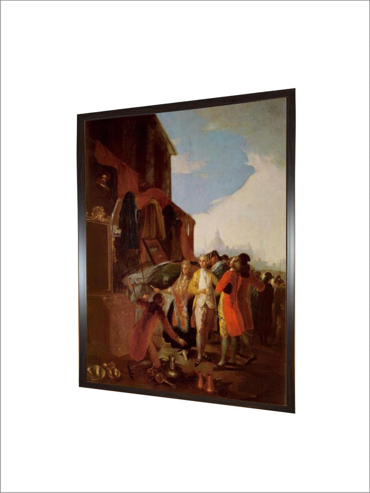 La Feria de Madrid, 1778  by Francisco de Goya