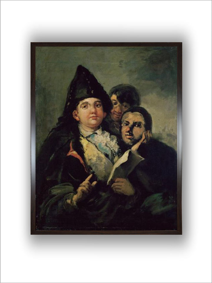 Manolito Guasquez and the Fool of Coria  by Francisco de Goya