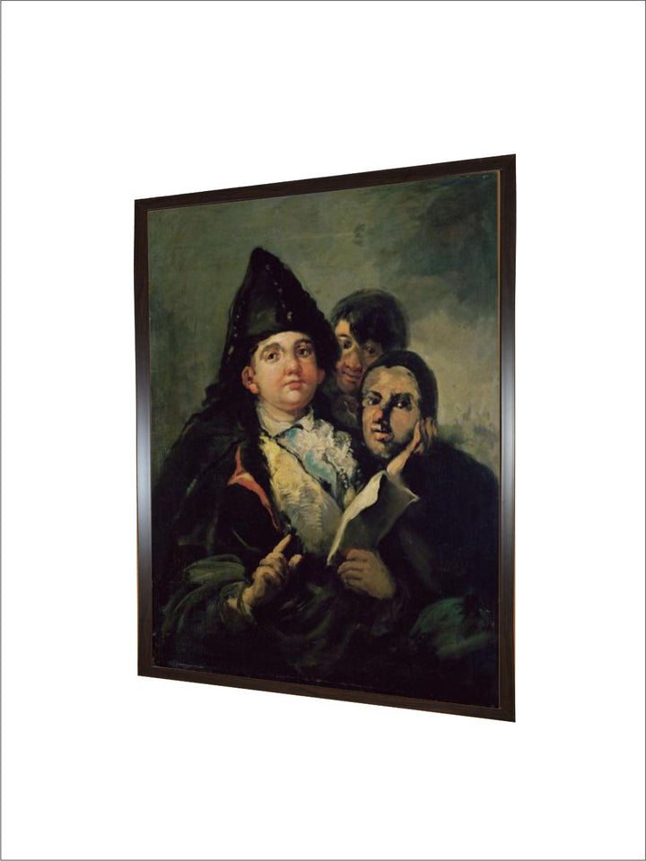 Manolito Guasquez and the Fool of Coria  by Francisco de Goya