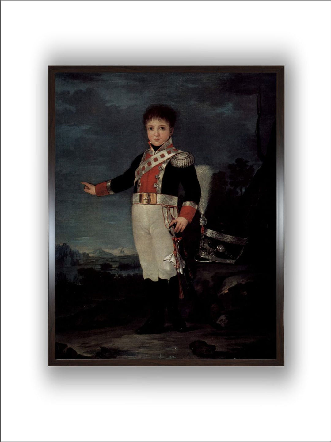 Portrait of don Sebastien Marie Gabriel de Bourbon-Bragance, C.1815-20  by Francisco de Goya