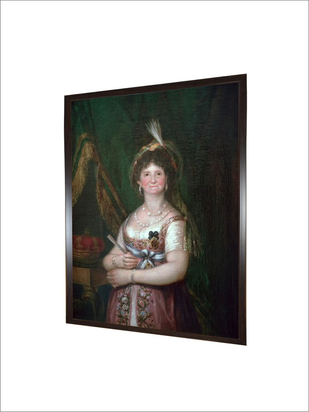 Portrait of Queen Maria Luisa, 18th century by Francisco de Goya