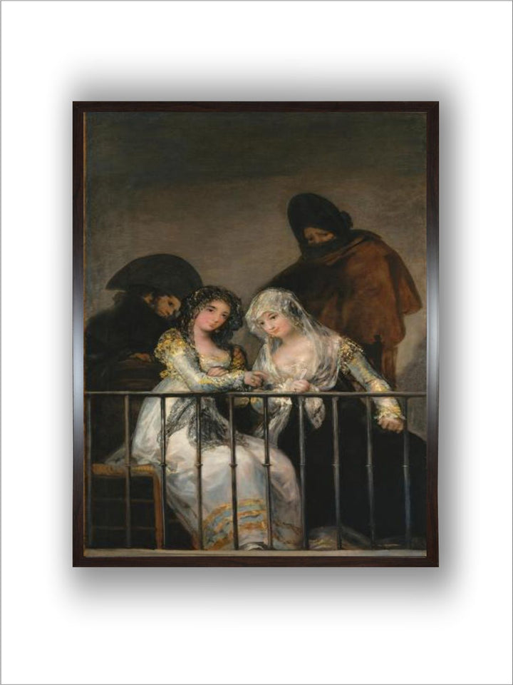 Majas on a Balcony, c.1800-10 by Francisco de Goya