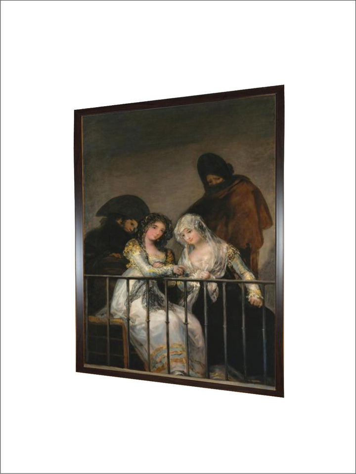 Majas on a Balcony, c.1800-10 by Francisco de Goya