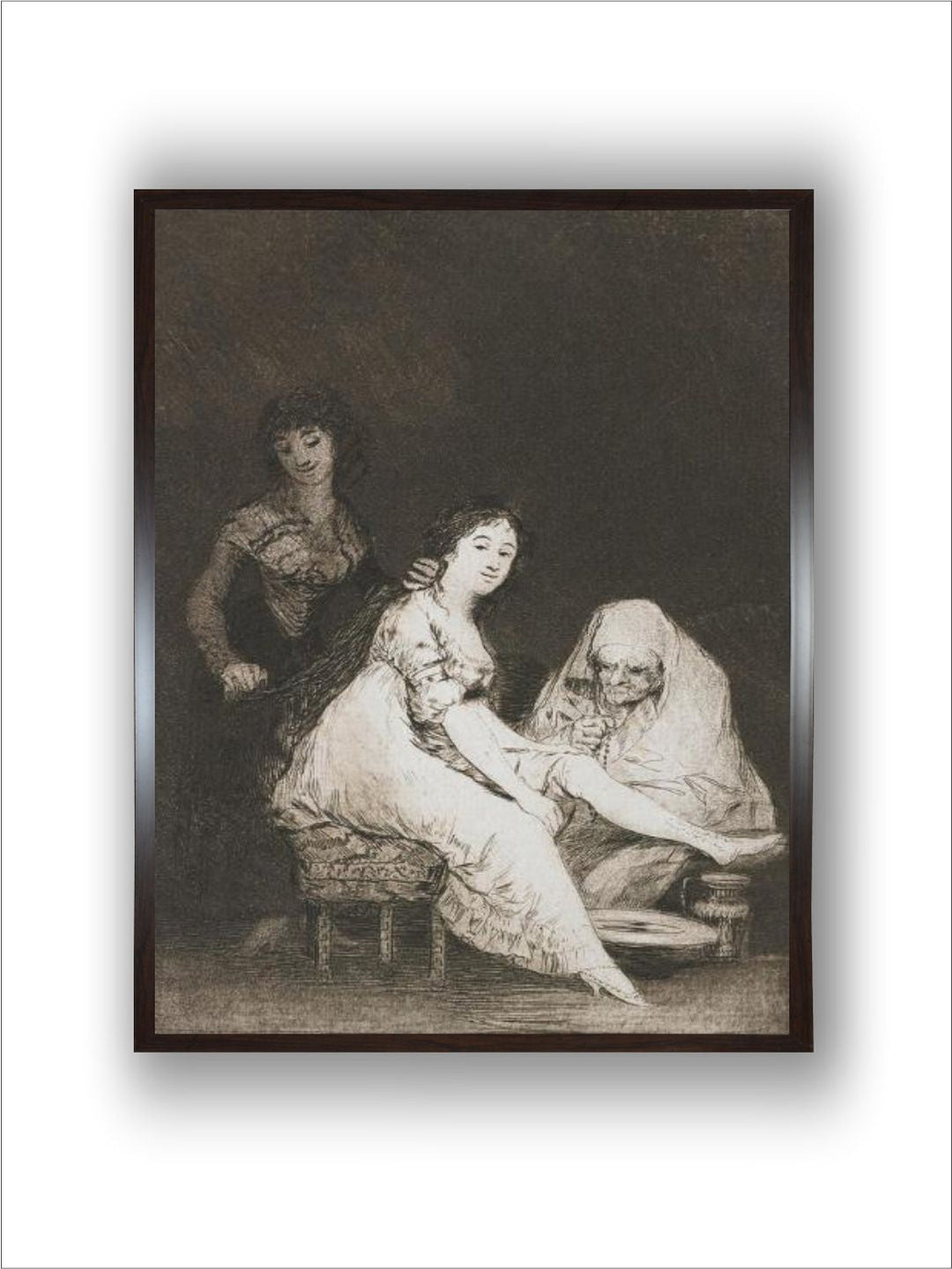 Plate from Los Caprichos, 1797-1798 by Francisco de Goya