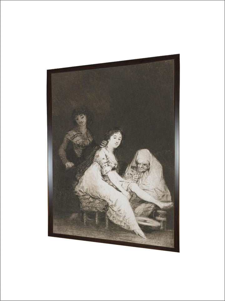 Plate from Los Caprichos, 1797-1798 by Francisco de Goya