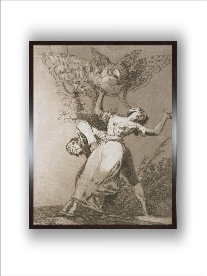 Plate from Los Caprichos, 1797-1798 by Francisco de Goya