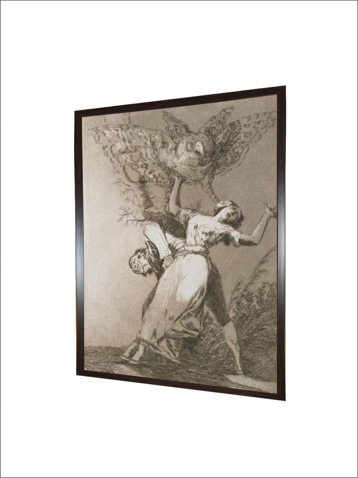 Plate from Los Caprichos, 1797-1798 by Francisco de Goya