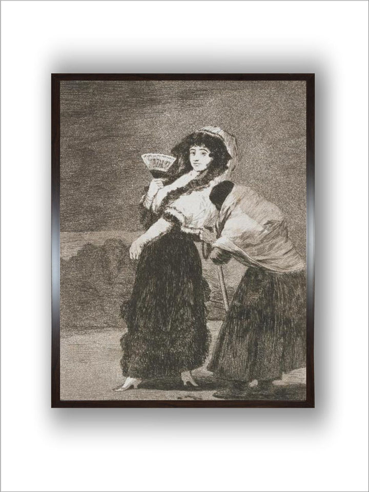 Plate from Los Caprichos, 1797-1798 by Francisco de Goya