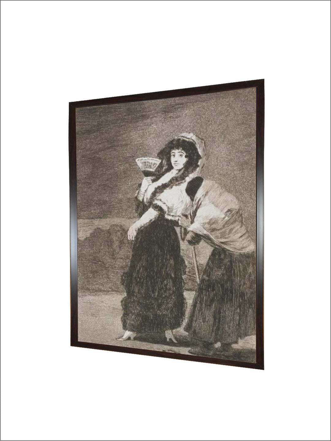 Plate from Los Caprichos, 1797-1798 by Francisco de Goya