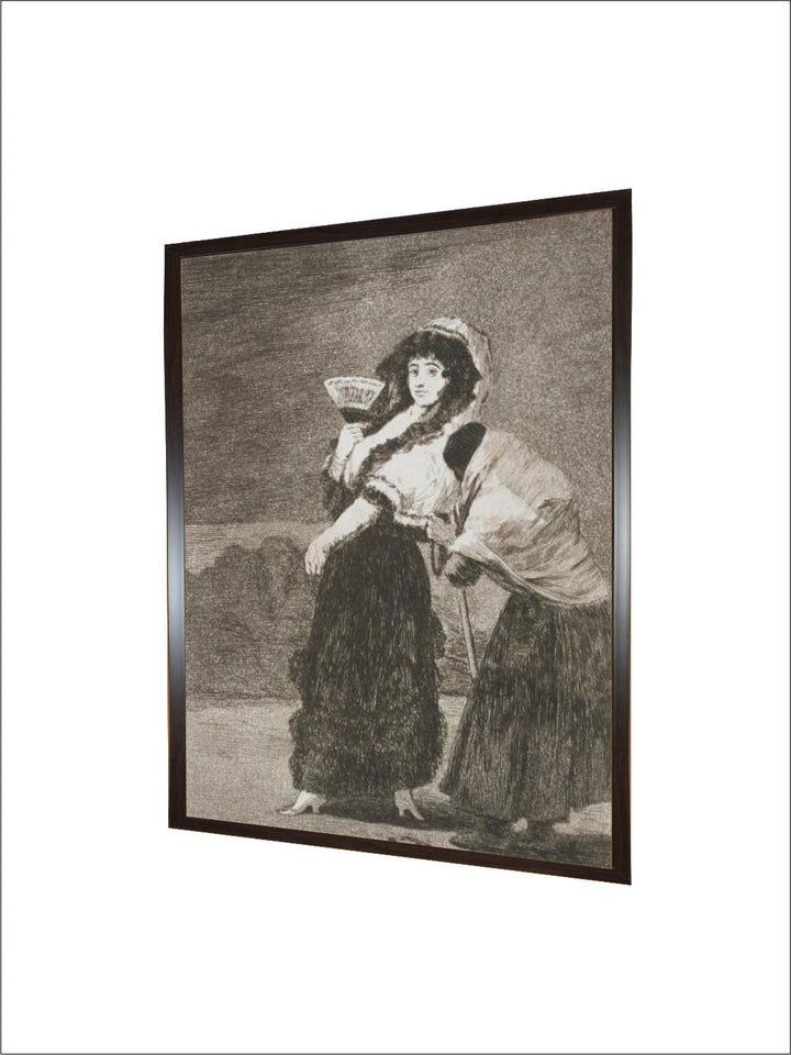 Plate from Los Caprichos, 1797-1798 by Francisco de Goya