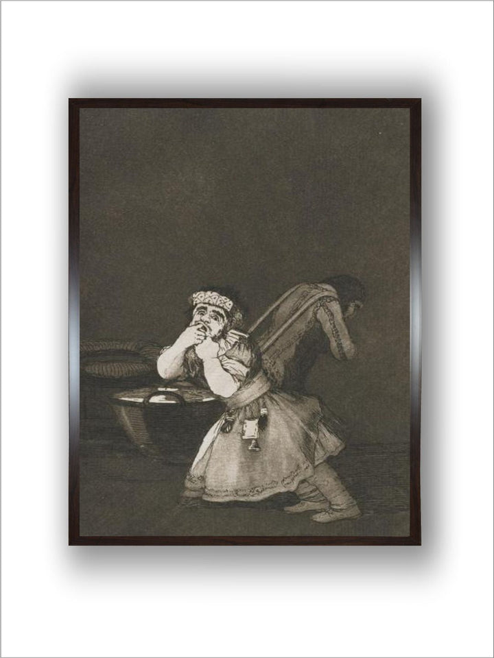 Plate from Los Caprichos, 1797-1798 by Francisco de Goya