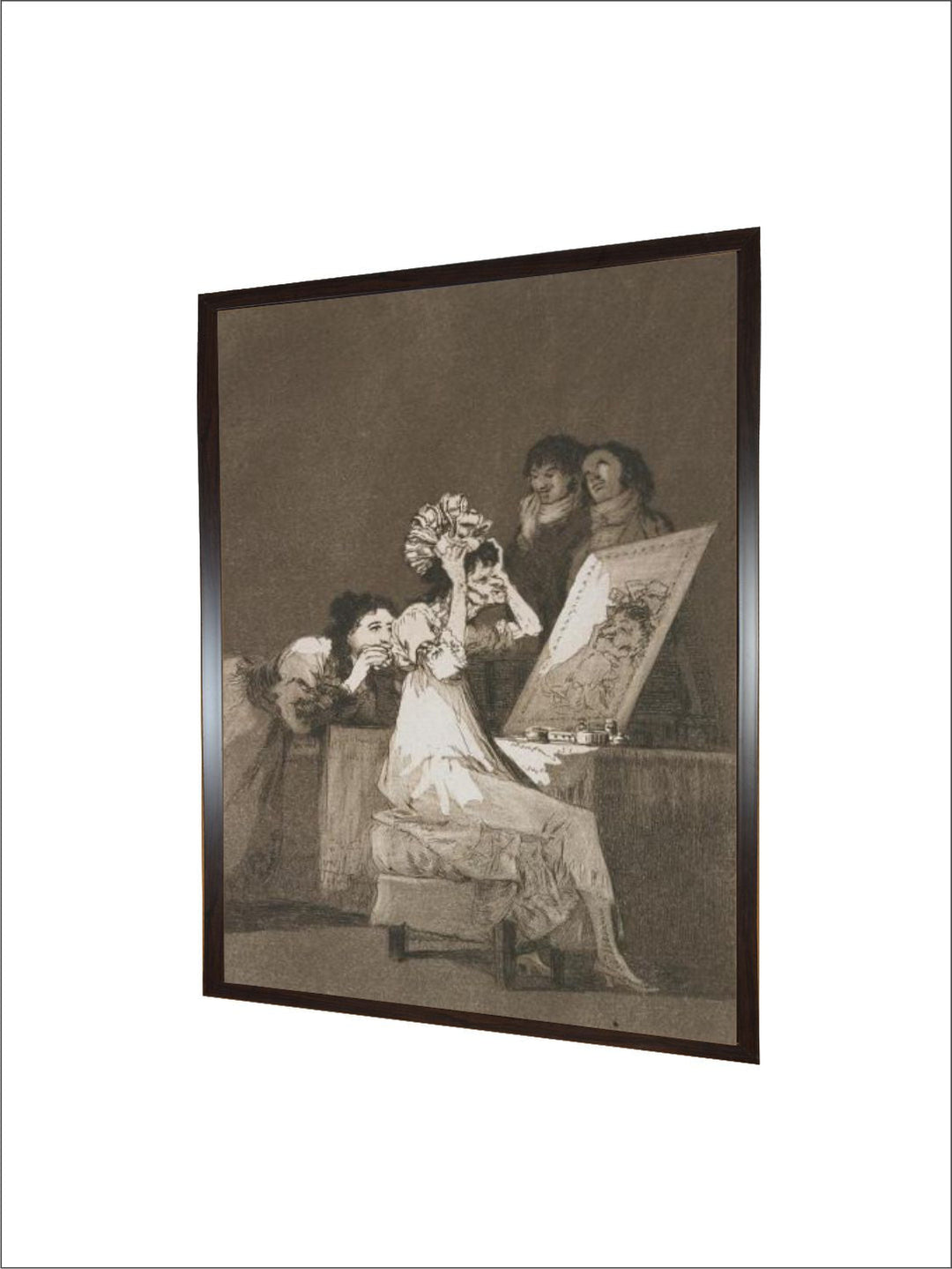 Plate from Los Caprichos, 1797-1798 by Francisco de Goya