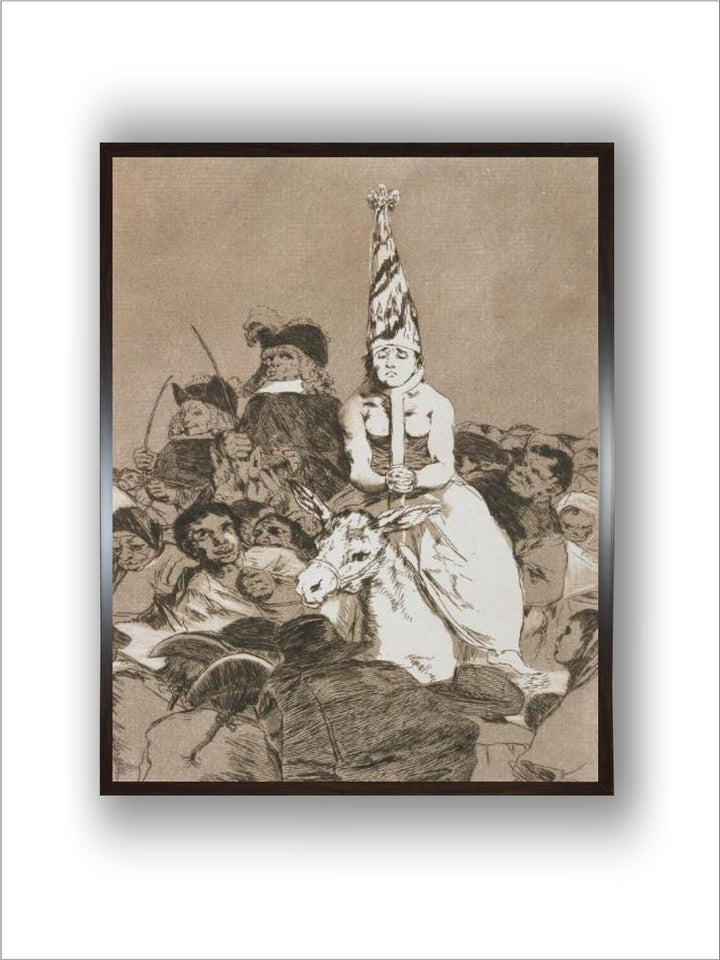Plate from Los Caprichos, 1797-1798 by Francisco de Goya