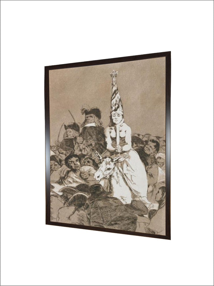 Plate from Los Caprichos, 1797-1798 by Francisco de Goya