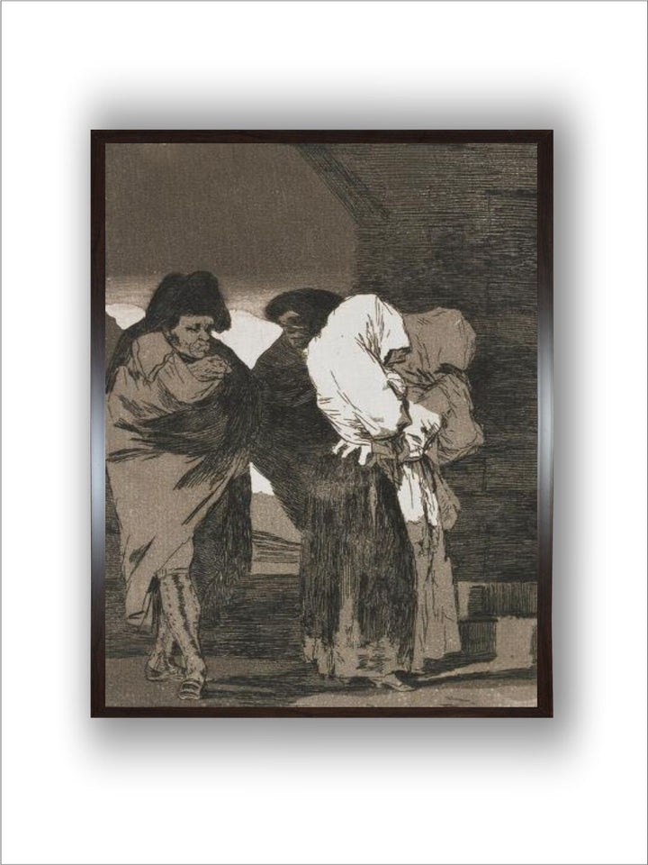 Plate from Los Caprichos, 1797-1798 by Francisco de Goya