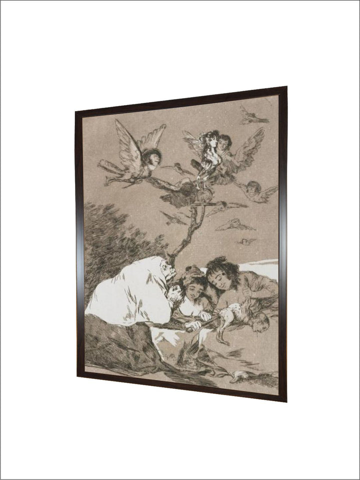 Plate from Los Caprichos, 1797-1798 by Francisco de Goya
