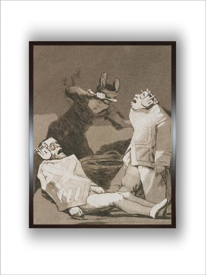 Plate from Los Caprichos, 1797-1798 by Francisco de Goya