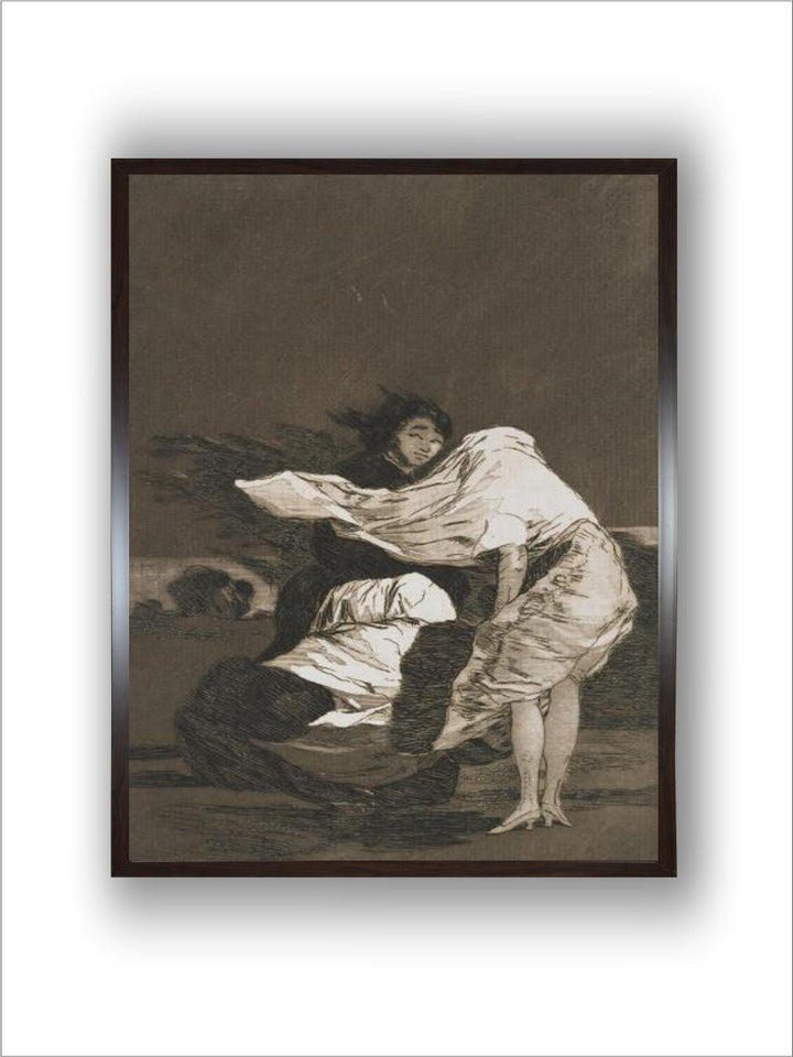 Plate from Los Caprichos, 1797-1798 by Francisco de Goya