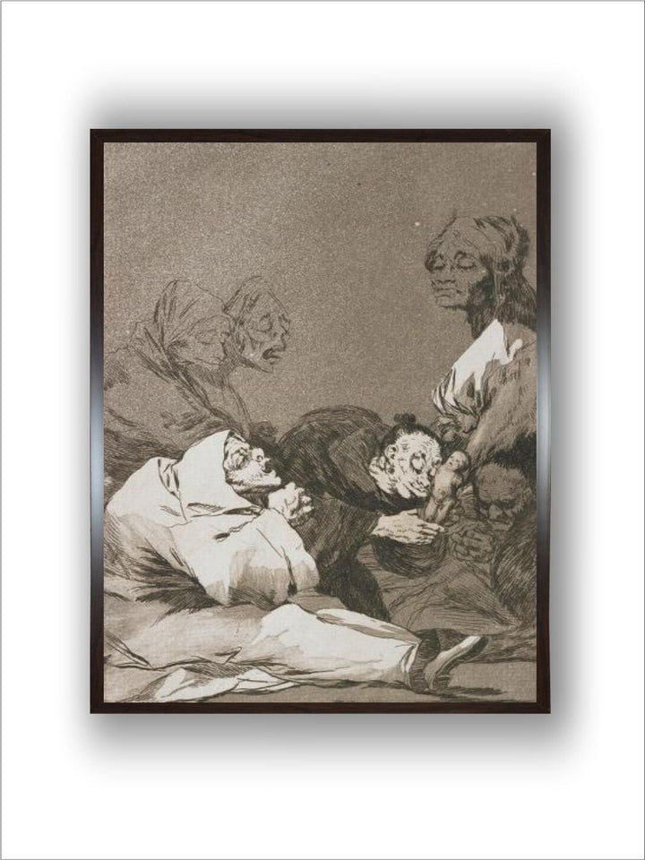 Plate from Los Caprichos, 1797-1798 by Francisco de Goya
