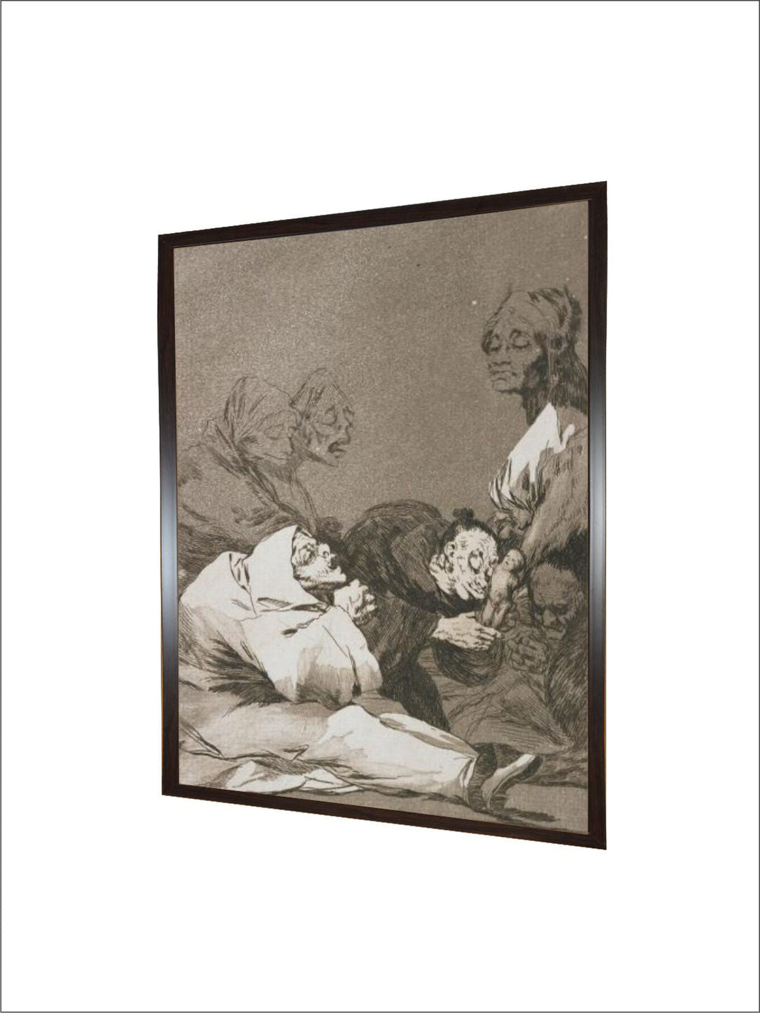 Plate from Los Caprichos, 1797-1798 by Francisco de Goya