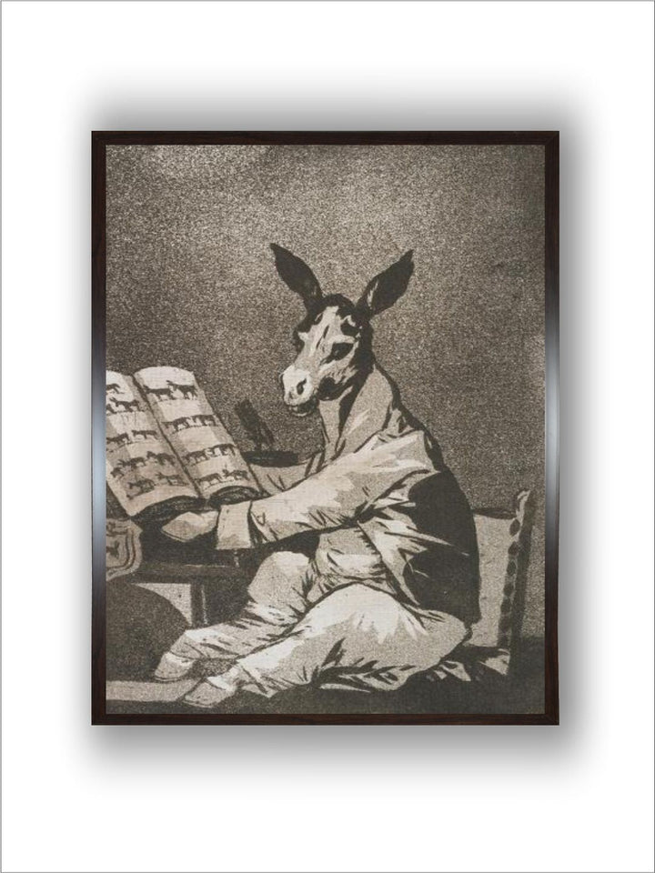 Plate from Los Caprichos, 1797-1798 by Francisco de Goya