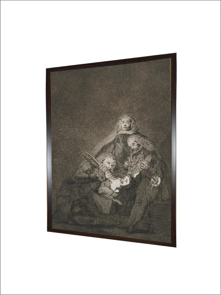 Plate from Los Caprichos, 1797-1798 by Francisco de Goya