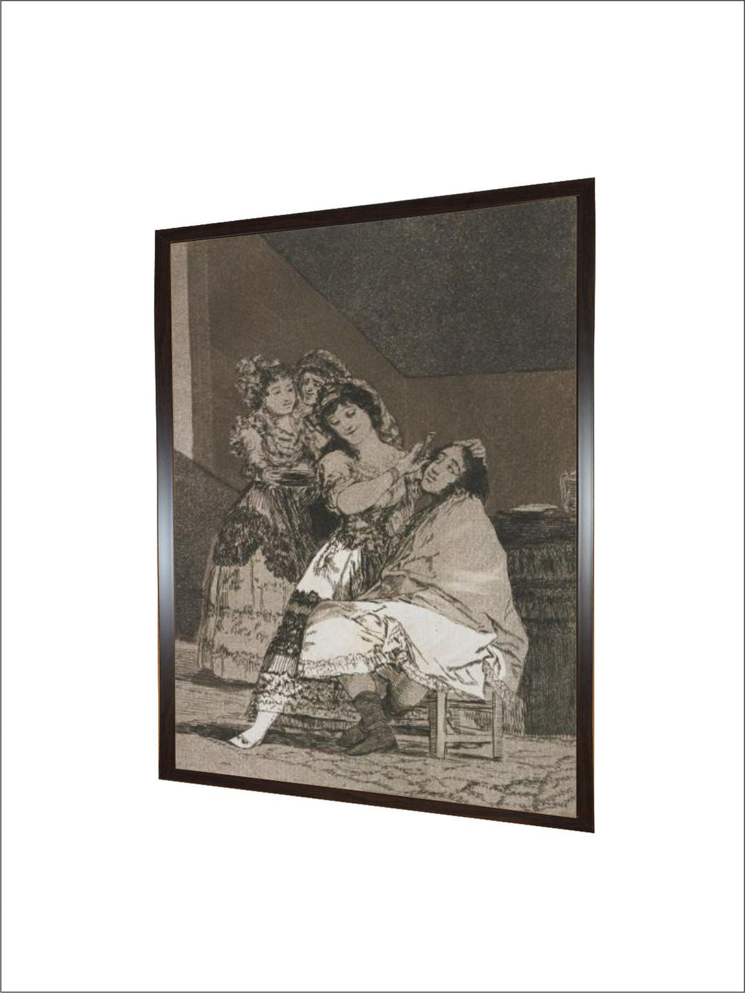 Plate from Los Caprichos, 1797-1798 by Francisco de Goya