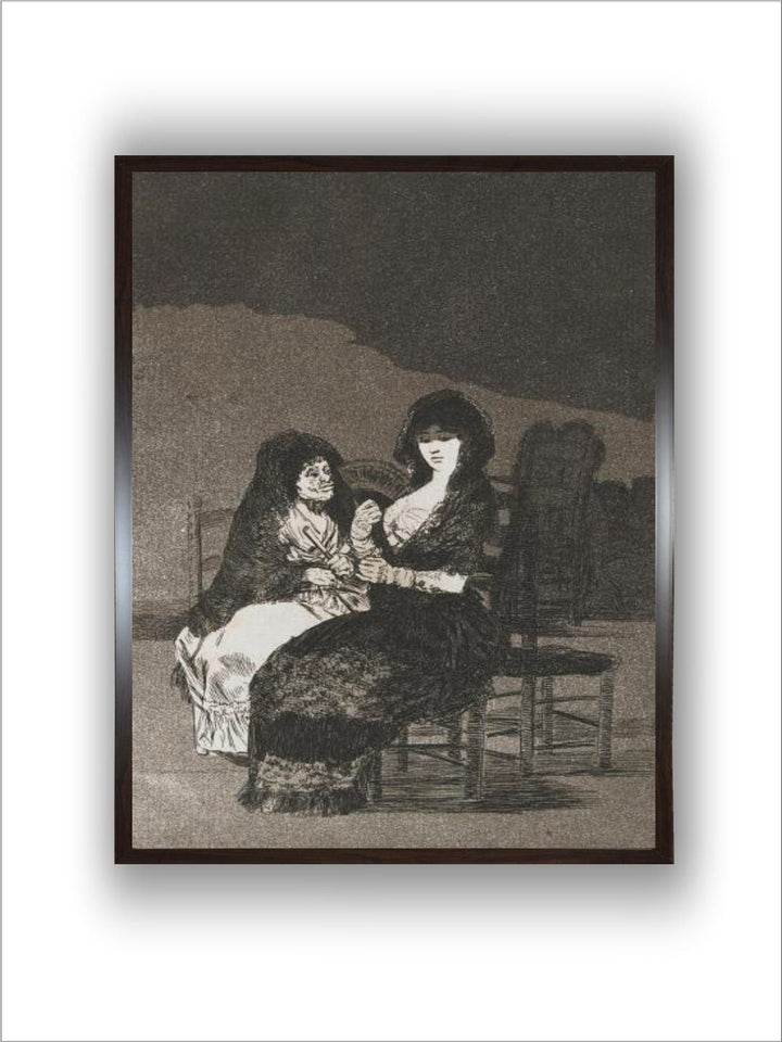 Plate from Los Caprichos, 1797-1798 by Francisco de Goya