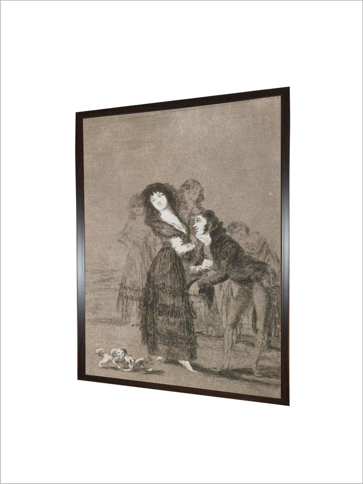 Plate from Los Caprichos, 1797-1798 by Francisco de Goya
