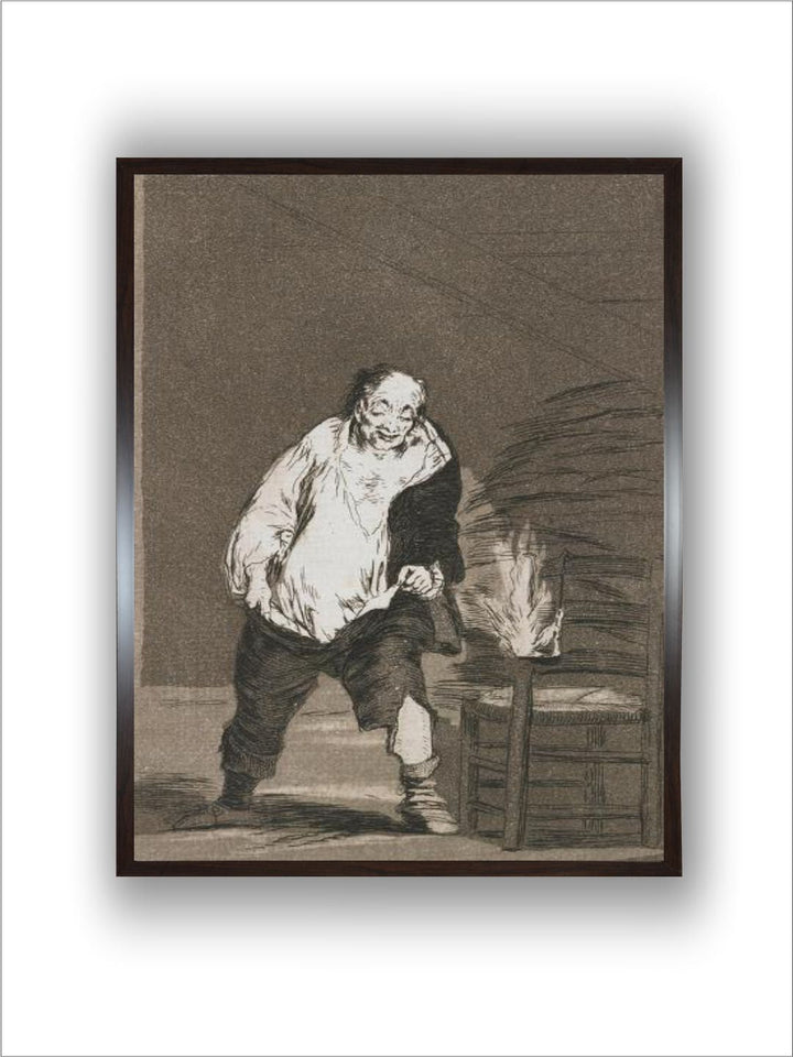 Plate from Los Caprichos, 1797-1798 by Francisco de Goya