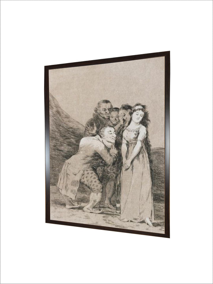 Plate from Los Caprichos, 1797-1798 by Francisco de Goya