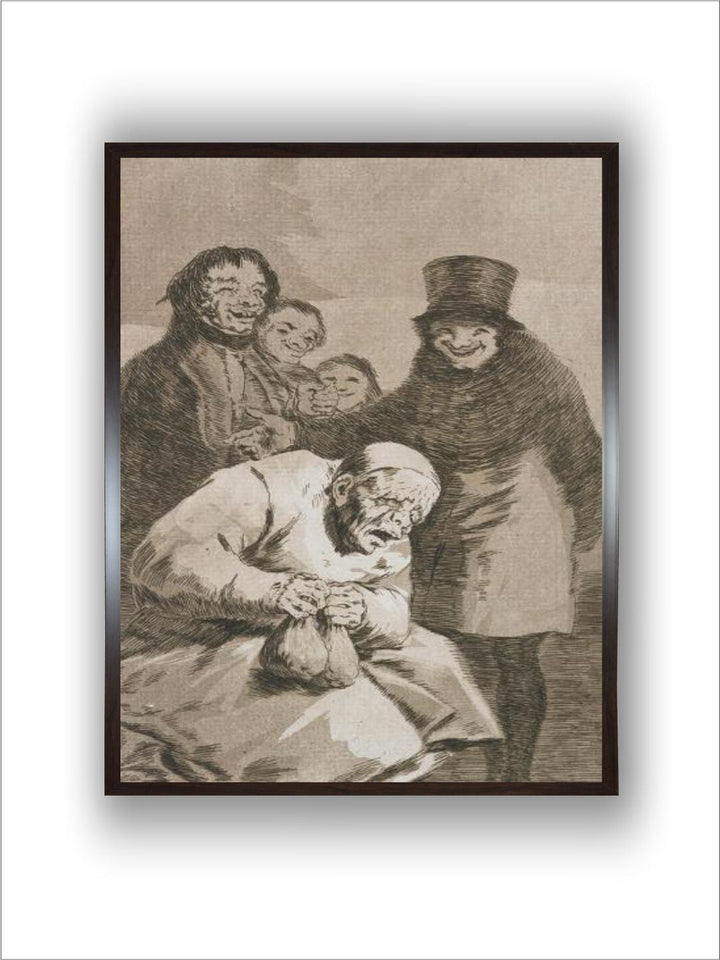 Plate from Los Caprichos, 1797-1798 by Francisco de Goya
