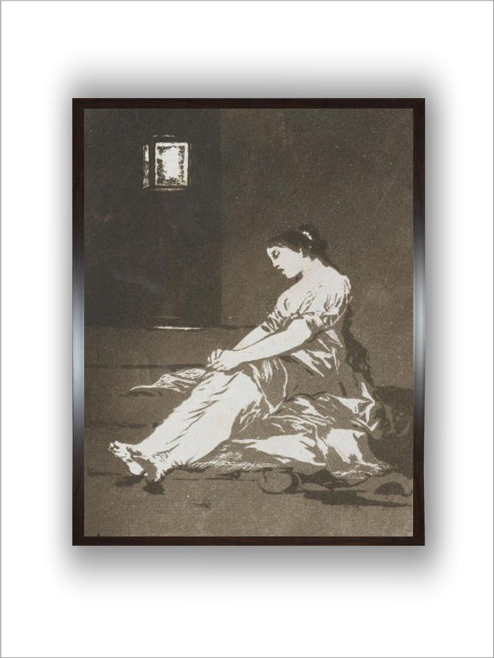 Plate from Los Caprichos, 1797-1798 by Francisco de Goya