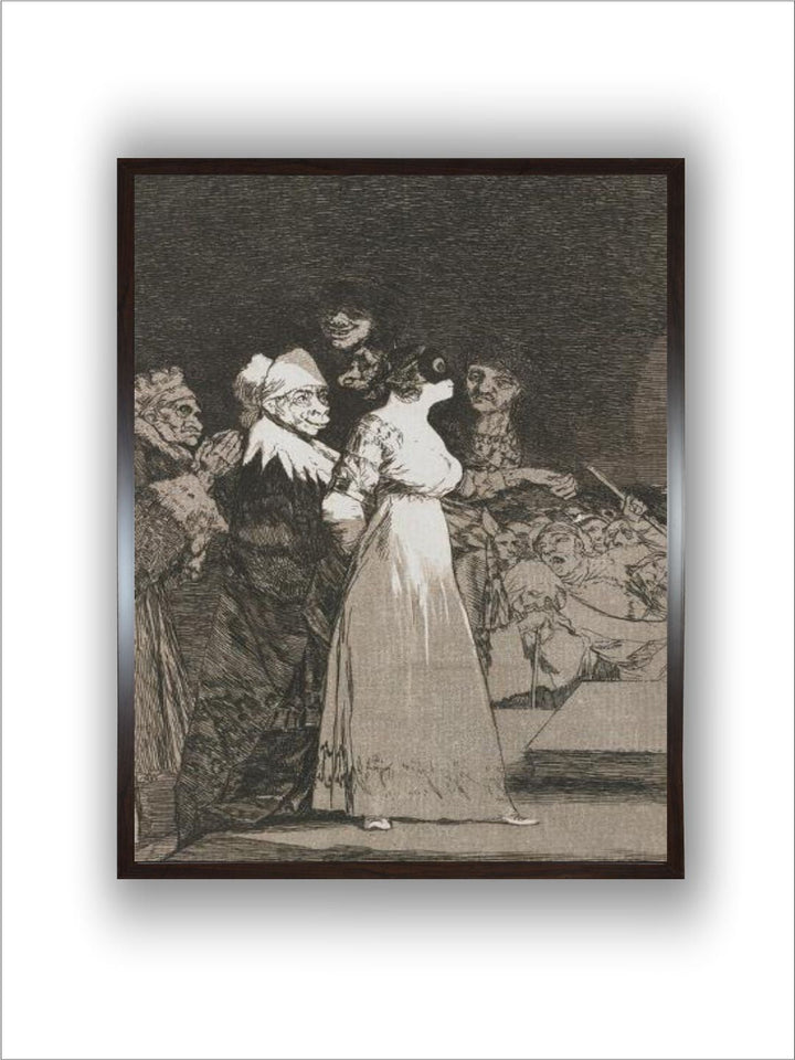 Plate from Los Caprichos, 1797-1798 by Francisco de Goya